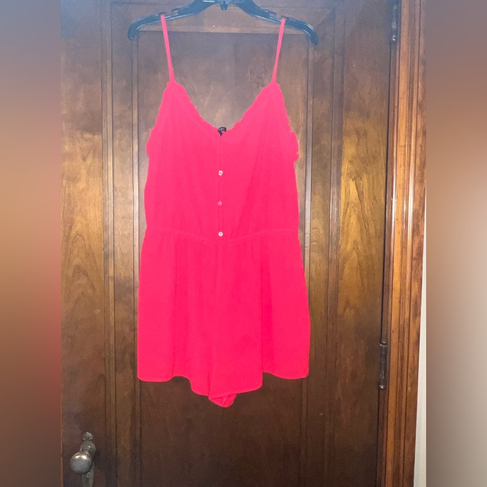 Red romper
